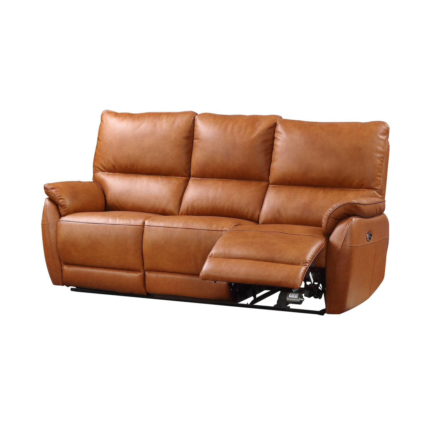 Esprit 3 Seater Power Recliner Tan Leather