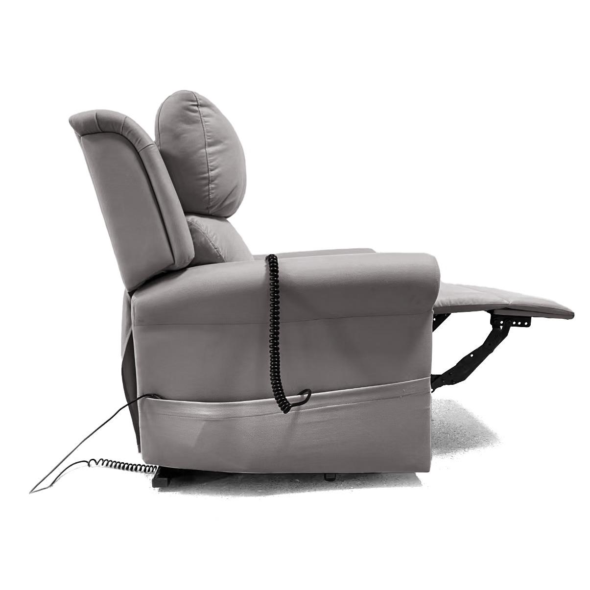 Banks Lift&Rise Chair Grey Leather