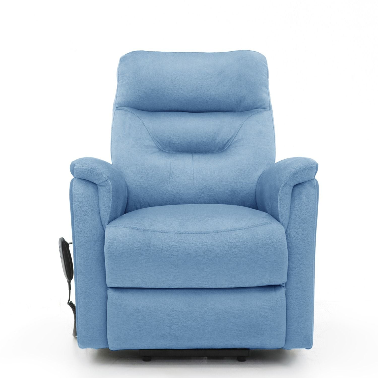 Freya Dual Motor Lift&Rise Chair Blue Fabric