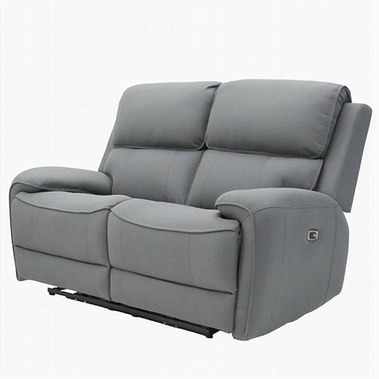 Canterbury 2 Seater Power Recliner Grey Grey Fabric