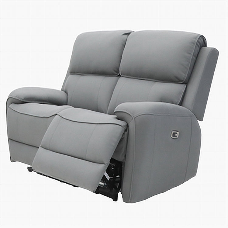 Canterbury 2 Seater Power Recliner Grey Grey Fabric