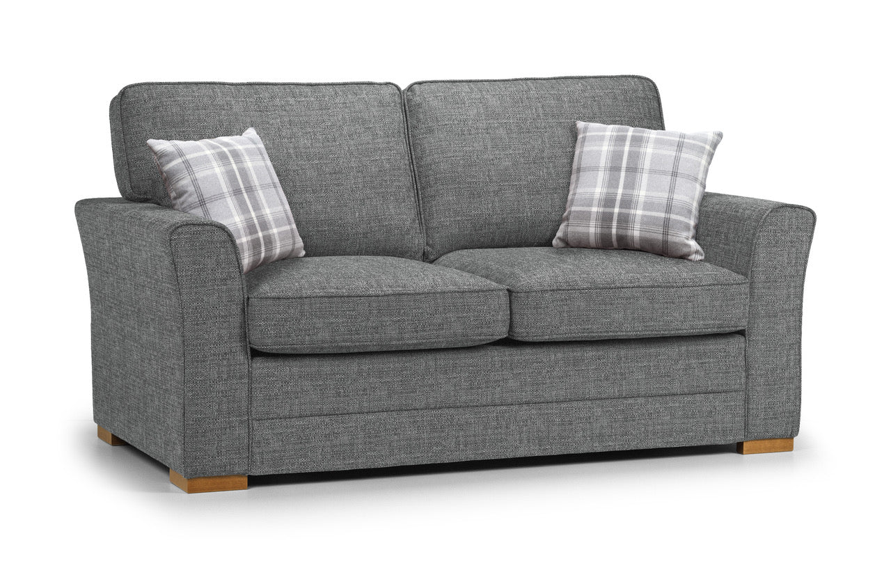 Chloe 2 Seater Sofa Bed Grey Fabric