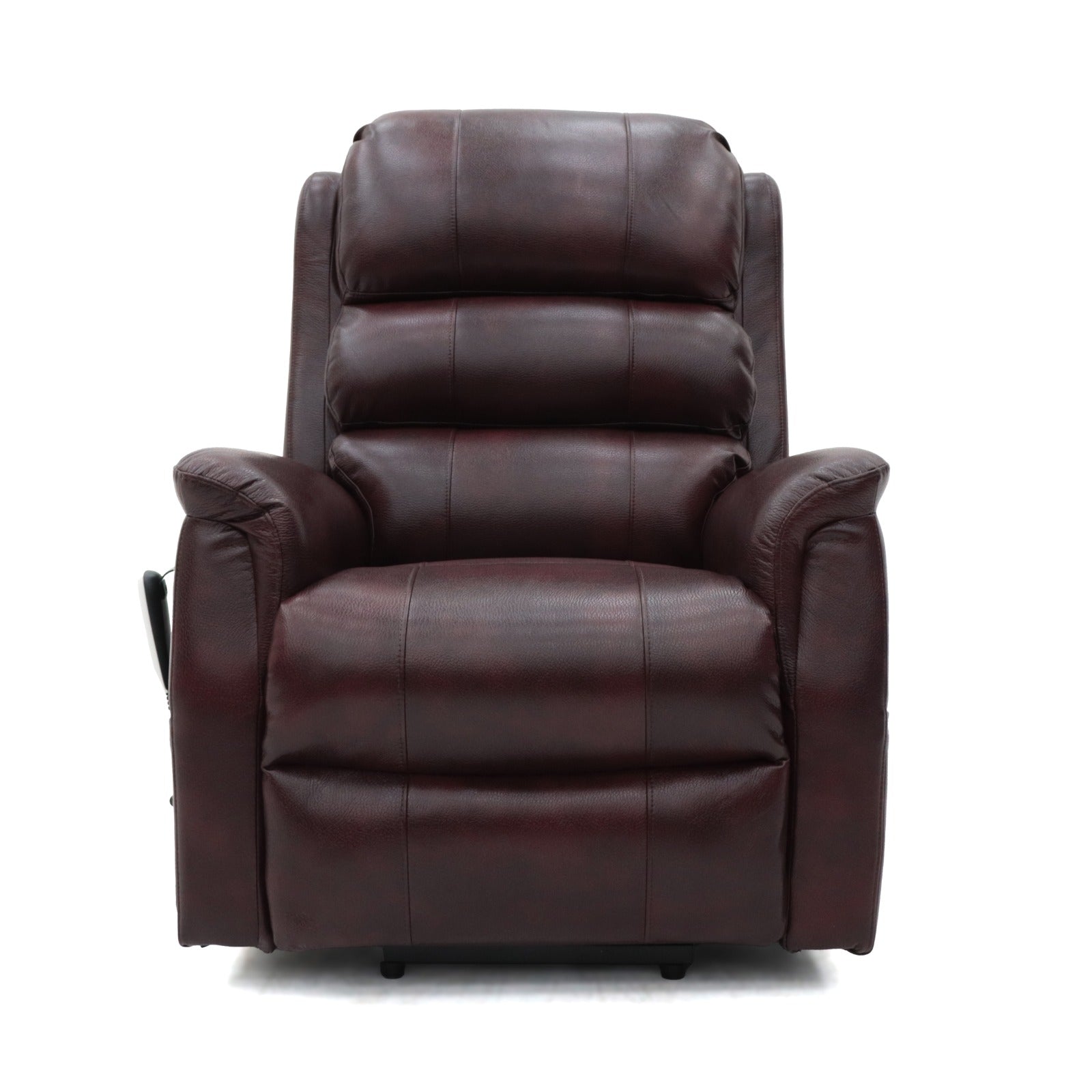 Parker Single-Motor Lift & Rise Recliner Chestnut Leather