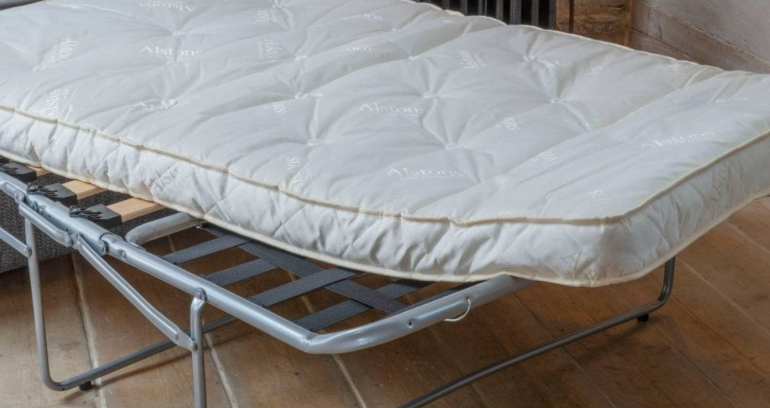 Alstons Reuben 3 Seater Sofa Bed Grey Fabric 10 Year guarantee