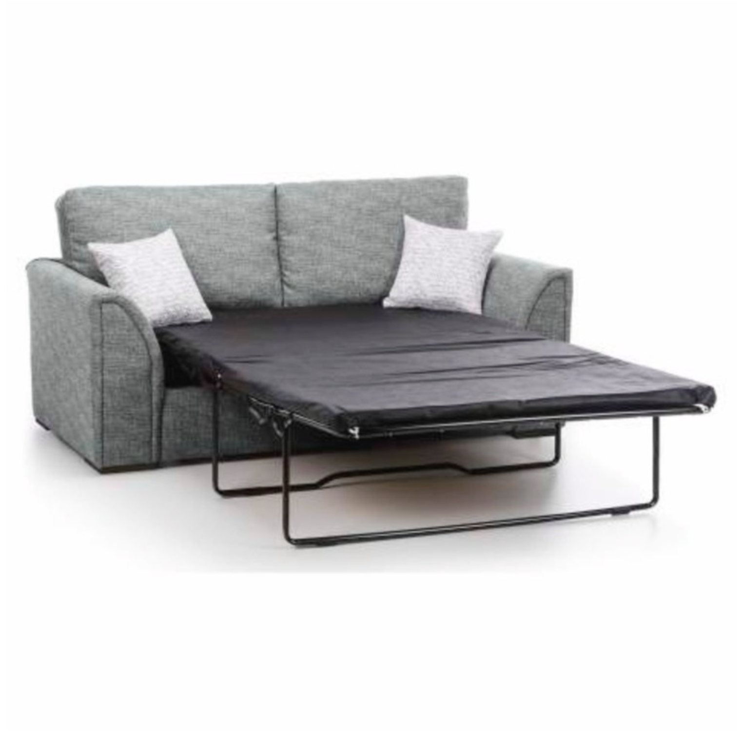 Healy 3 Seater Sofa Bed Como Charcoal Fabric