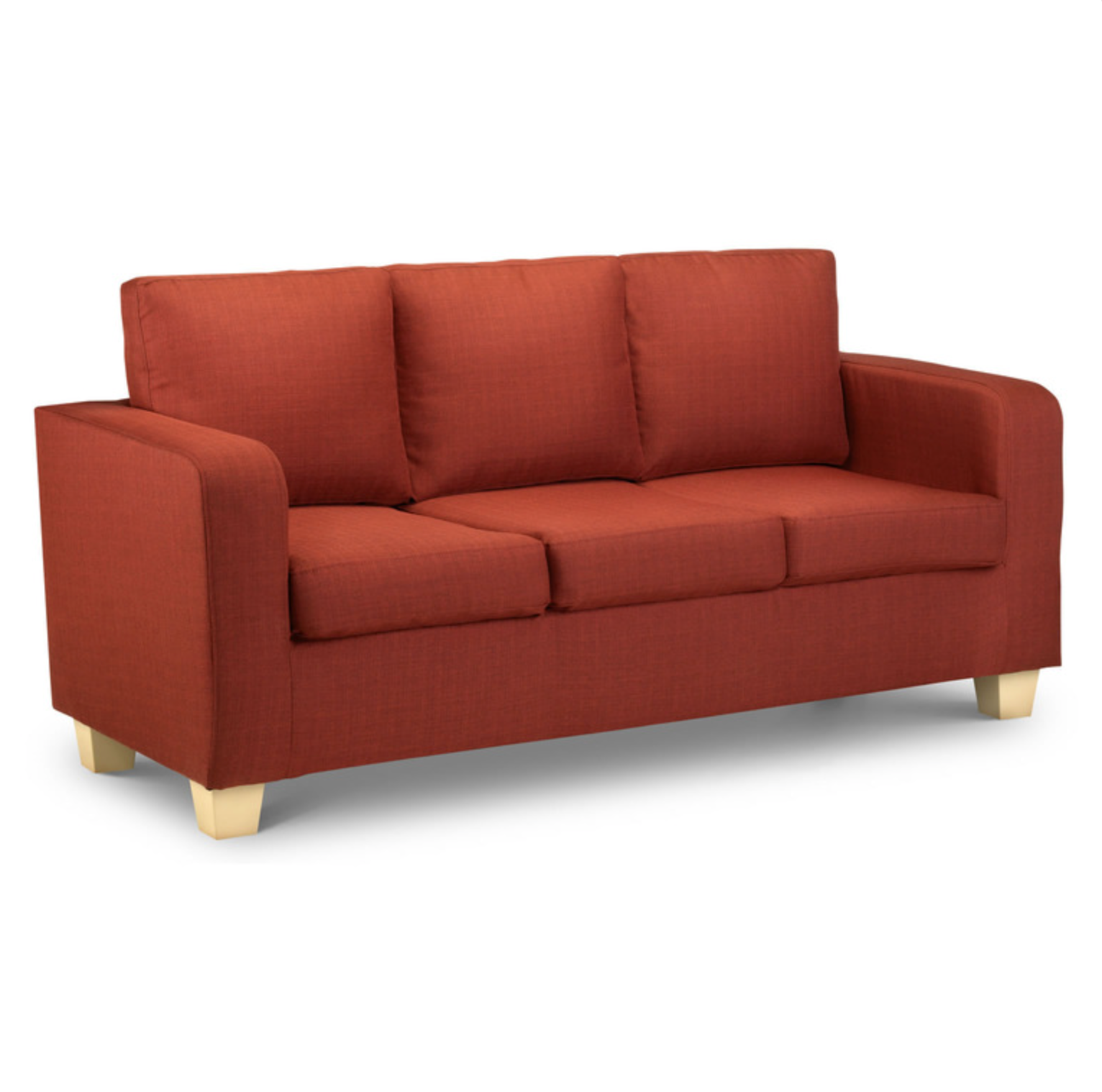 Maxine 3 Seater Sofa Turin Red Fabric