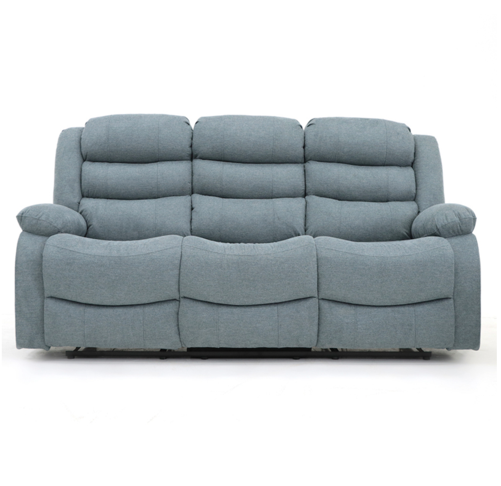 Augusta Grey Fabric Static 3 Seater