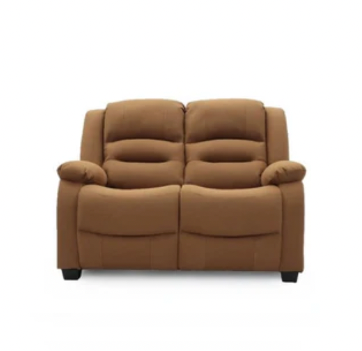 Ace 3 Seater and 2 Seater Power Recliner Caramel Fabric