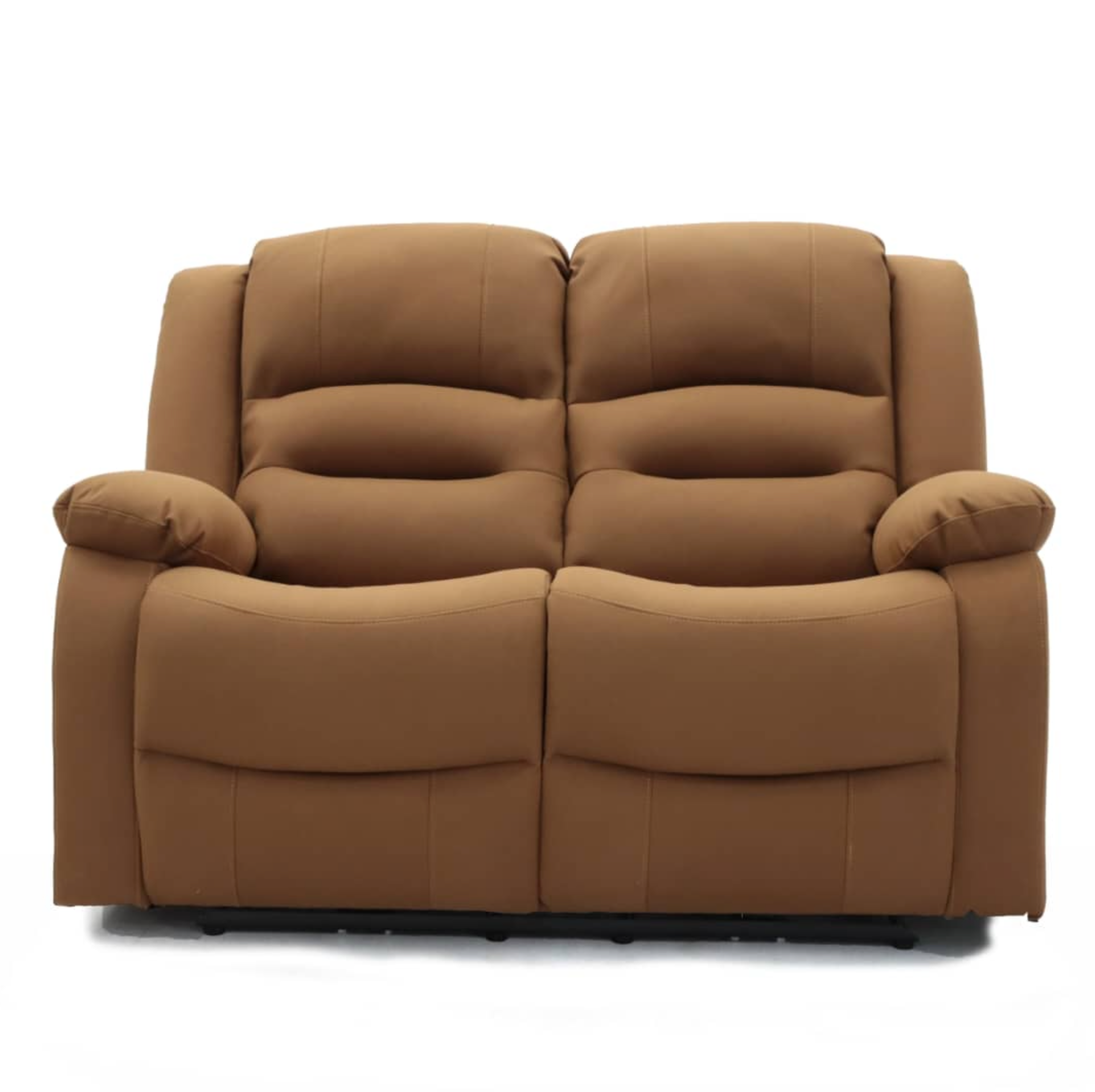 Ace 2 Seater Power Recliner Caramel Fabric