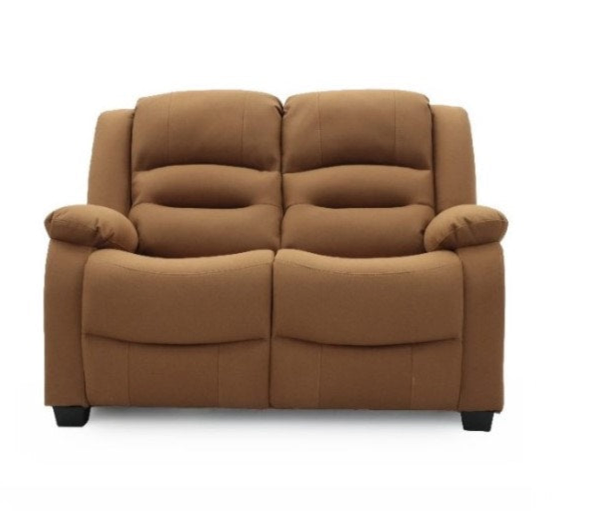 Ace 2 Seater Static Caramel Fabric