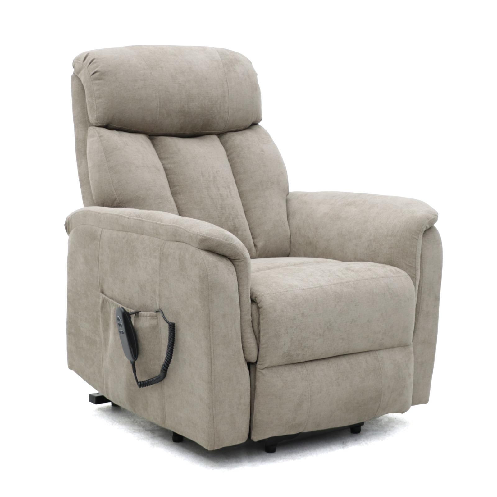 The Rye Dual Motor Lift&Rise Recliner Beige Fabric