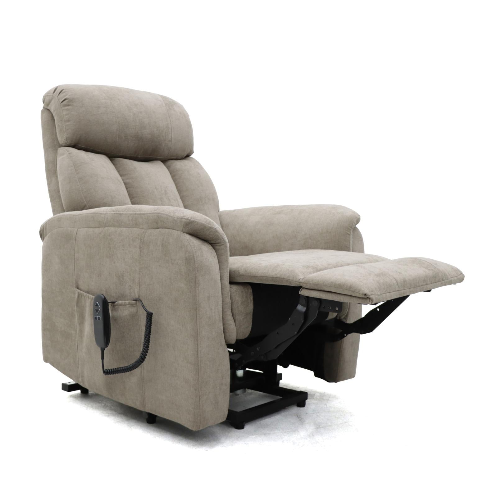 The Rye Dual Motor Lift&Rise Recliner Beige Fabric