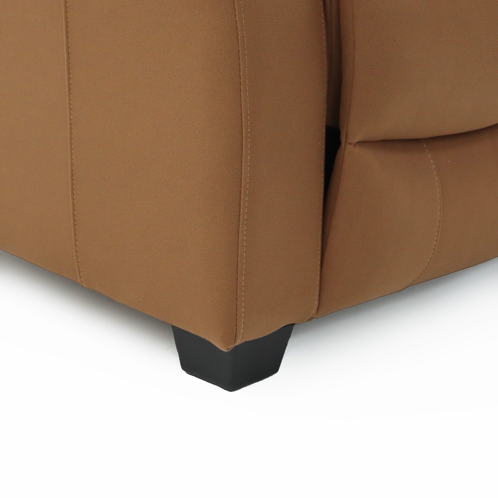 Ace 2 Seater Static Caramel Fabric