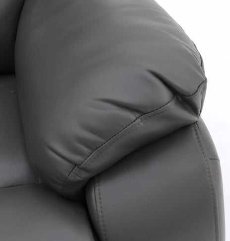 Darwin Power Recliner Chair Grey Leather