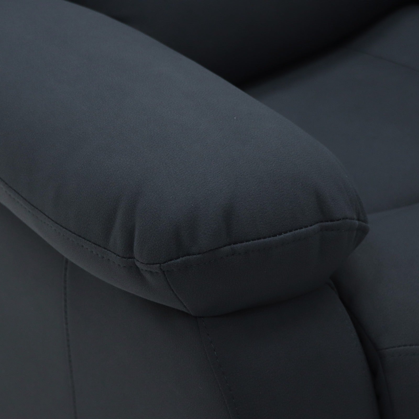 Ace 2 Seater Static Dark Grey Fabric