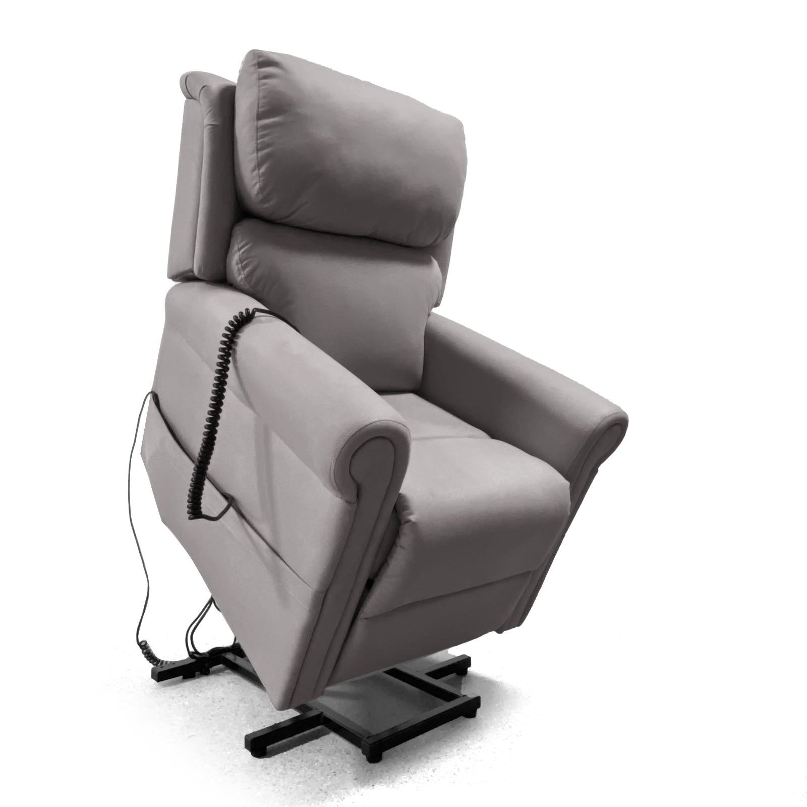 Banks Lift&Rise Chair Grey Leather