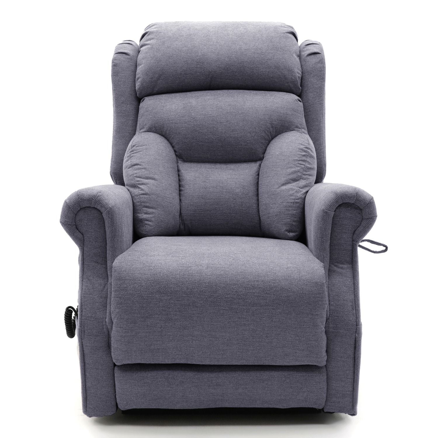 Dion Quad Four Motor Lift & Rise Chair Grey Fabric