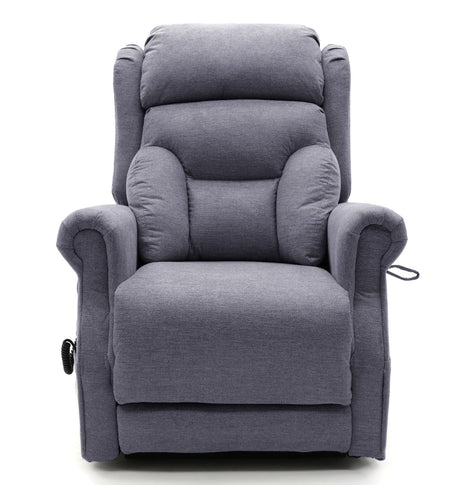 Dion 4 Motor Lift & Rise Chair Grey Fabric