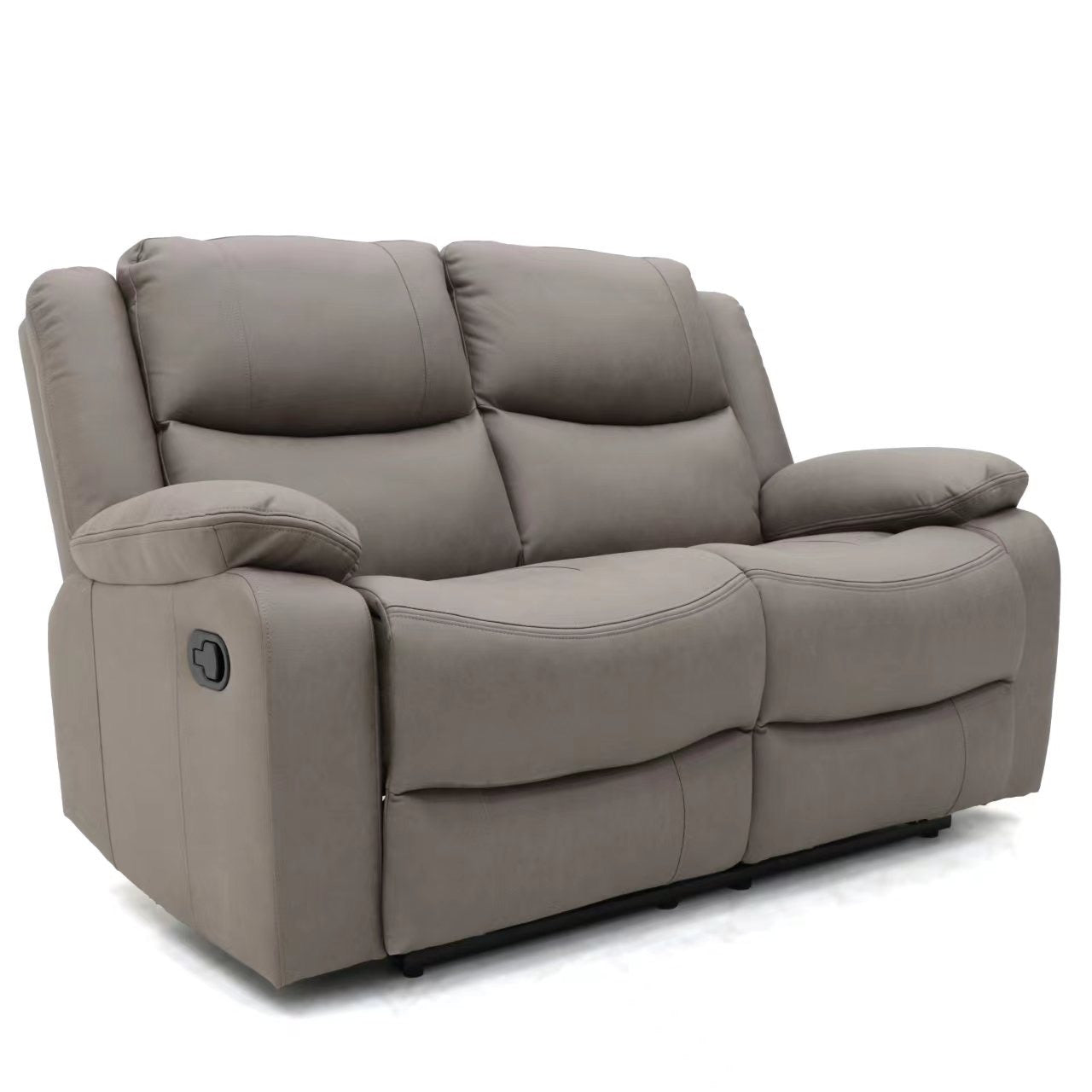 Zoe 2 Seater Manual Recliner Mink Fabric