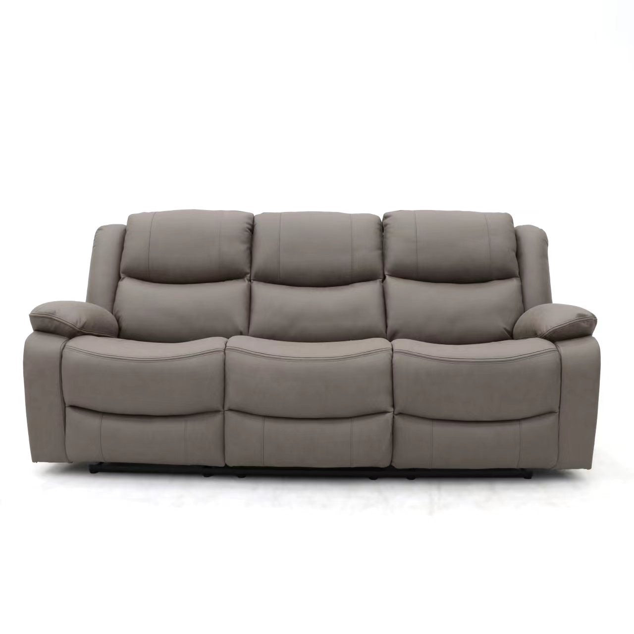 Zoe 3 Seater and 2 Seater Manual Recliner Mink Fabric